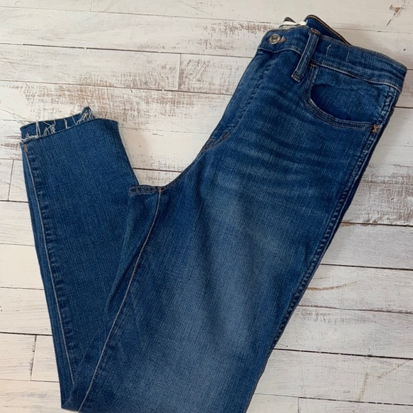 Madewell Blue Denim Jeans- 10” Road Tripper - Picture 1 of 8